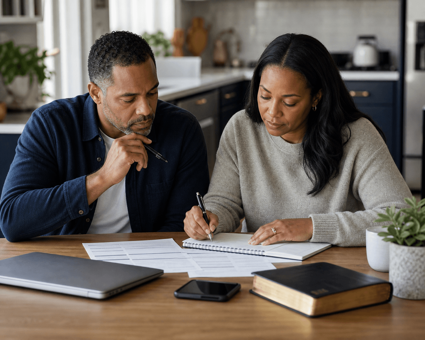 Borrower reviewing personal loan options